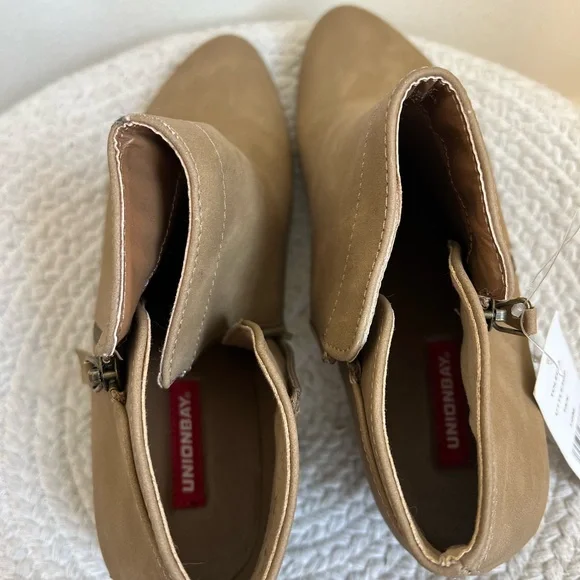 Womens Brown Union Bay Booties Size 10 NWT - Picture 4 of 5